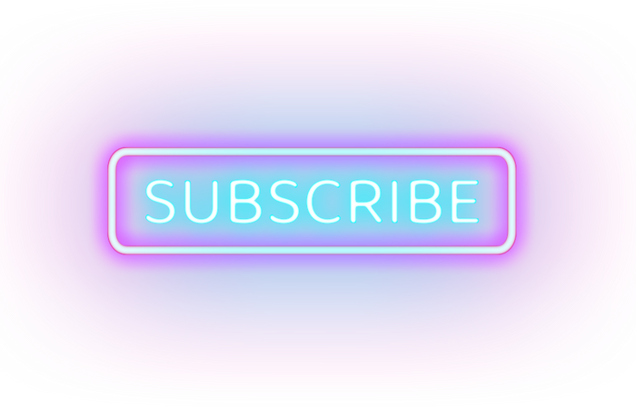 Neon Subscribe Signage